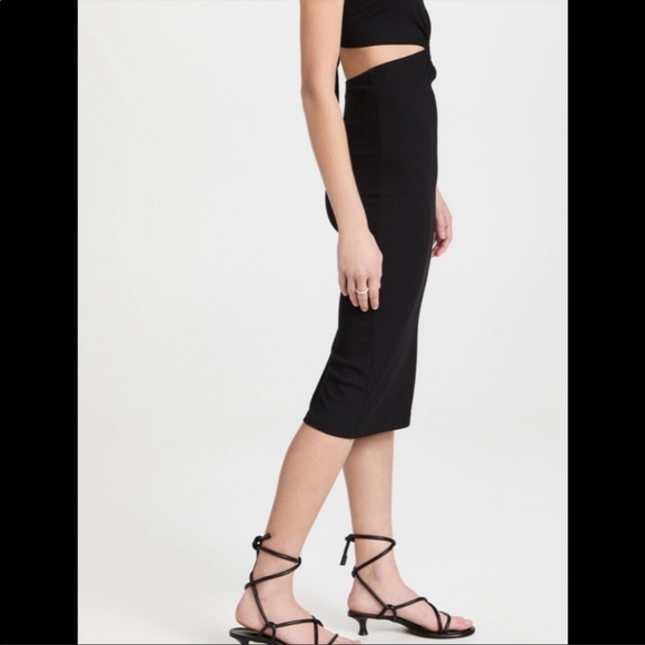 New! LNA HARLEE STRAPLESS DRESS - BLACK BNWOT - Picture 5 of 12